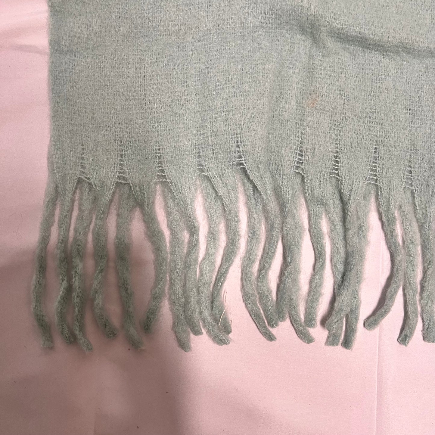 ニットマフラー ミントグリーン