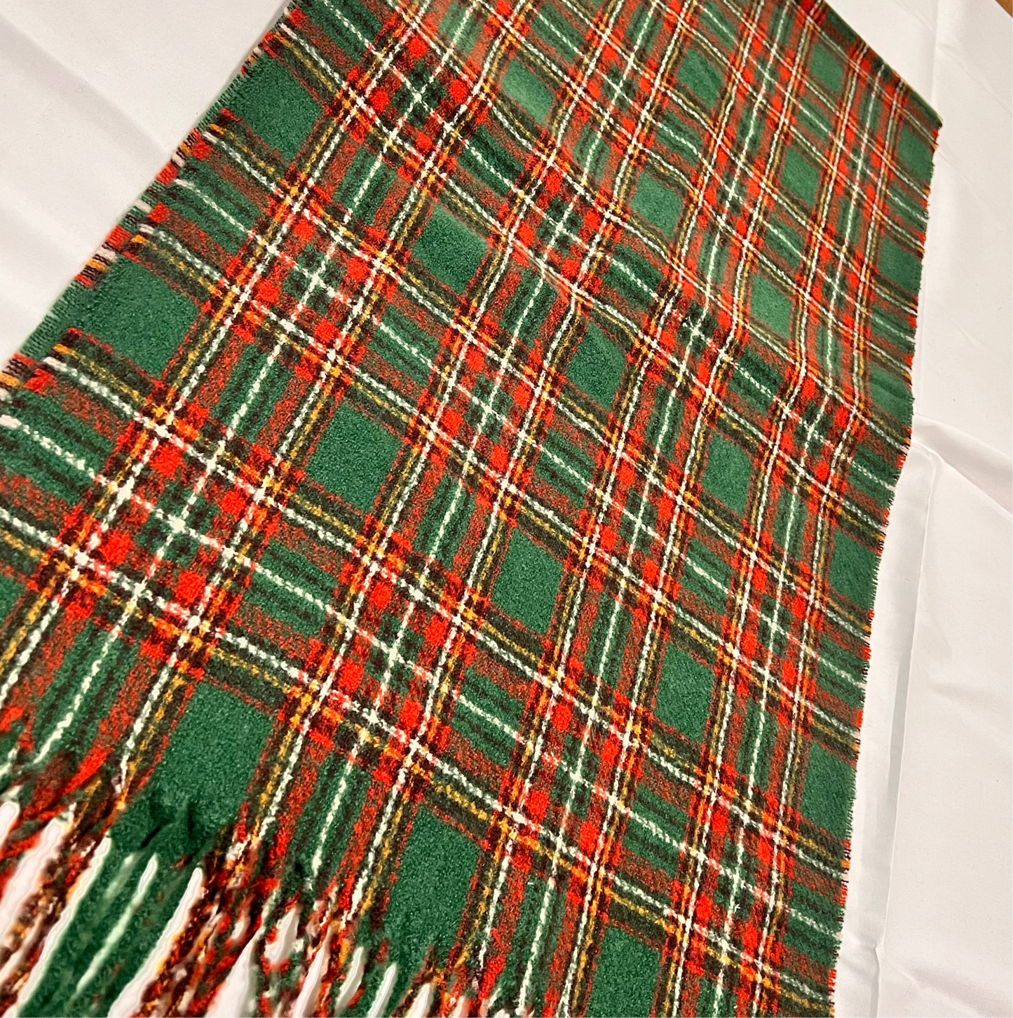 ニットマフラー クリスマスグリーン