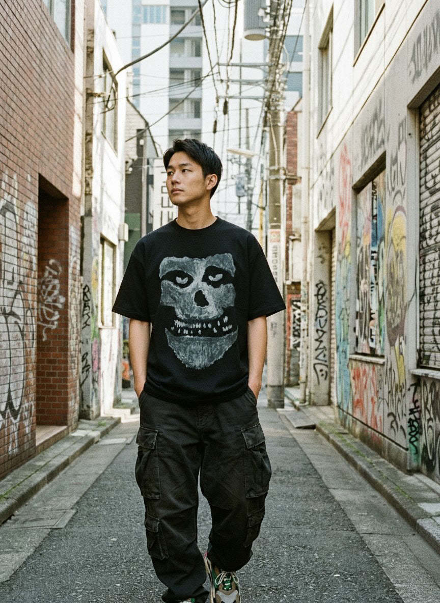 ゴーストデザインTシャツ〈一点物〉