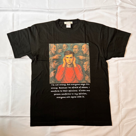 “I’M NOT WRONG” BLACKTシャツ