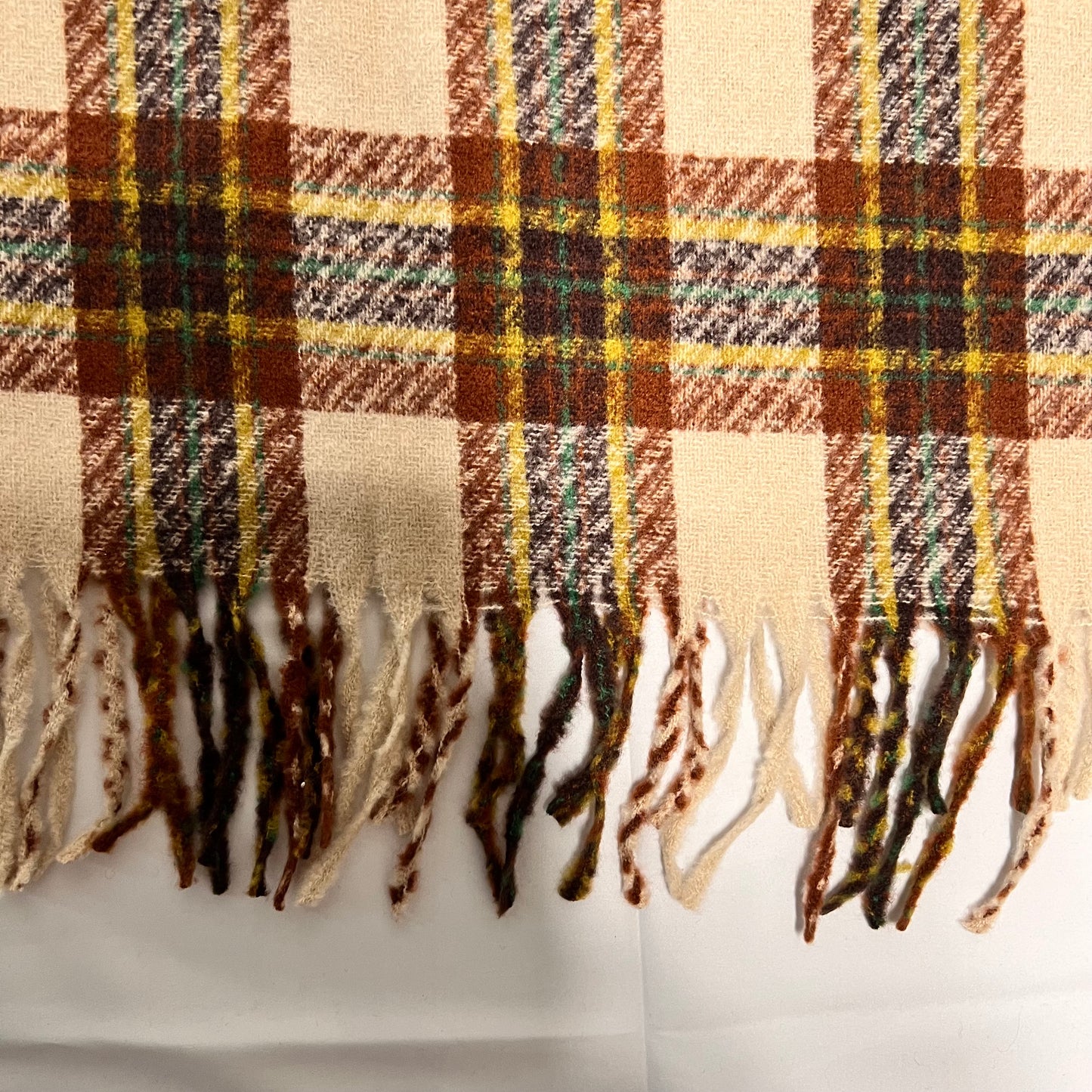 ニットマフラー 和風ベージュカラー