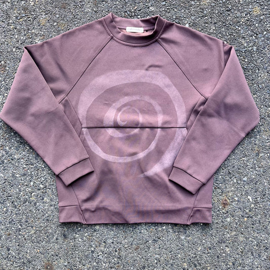 渦巻ホットスウェット ハンドポケット付き