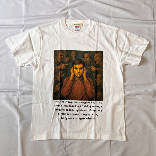 “I’M NOT WRONG” Tシャツ