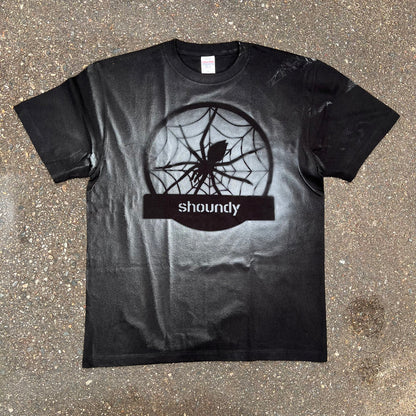 白スプレーペイント TシャツNo.4 size L