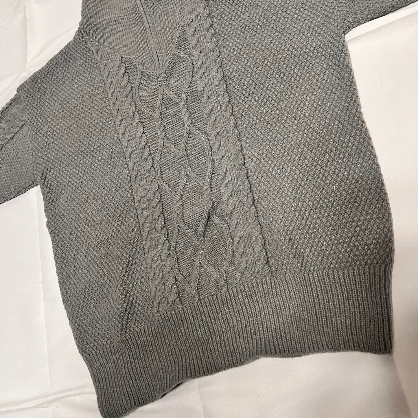 ハーフジップセーター　カラー３種