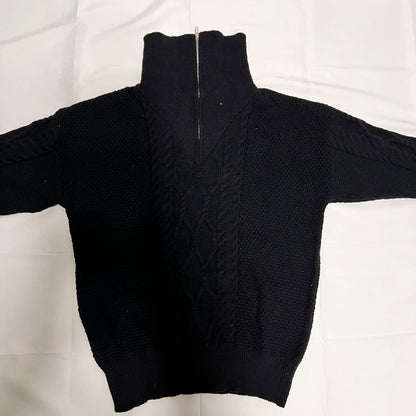 ハーフジップセーター　カラー３種