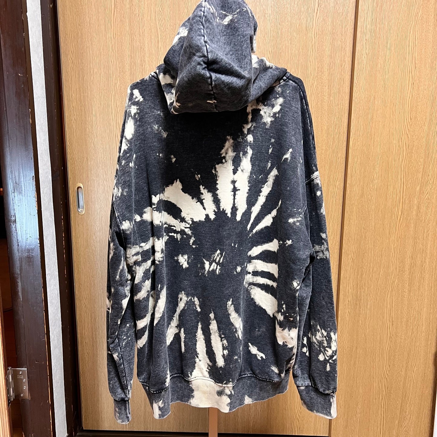 漂白加工 ジップパーカー〈一点物〉