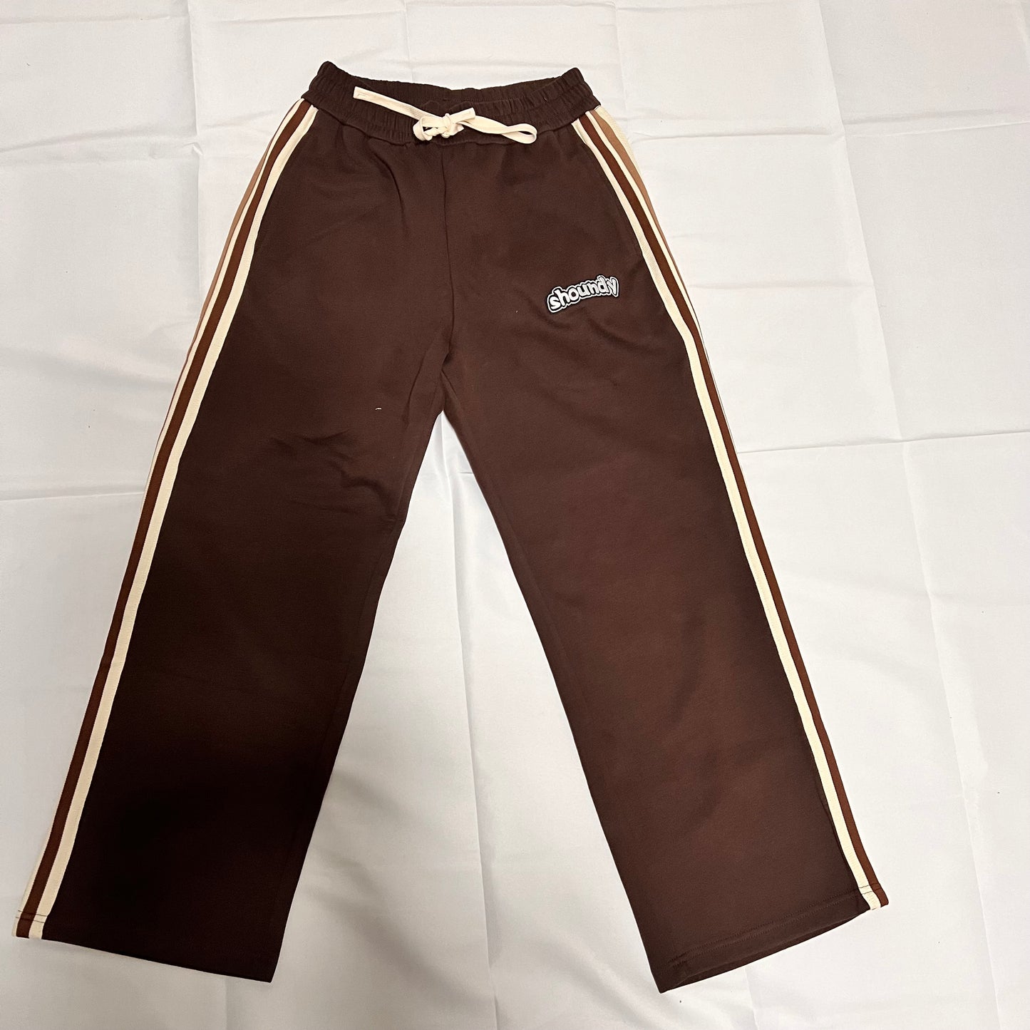 ジャージセットアップ shoundymodel カラー.ブラウン　ver.ロゴホワイト