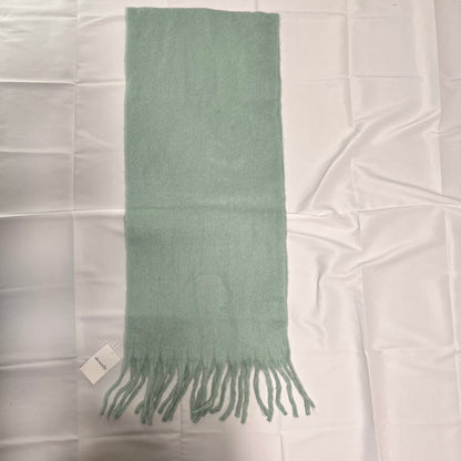 ニットマフラー　ミントグリーン