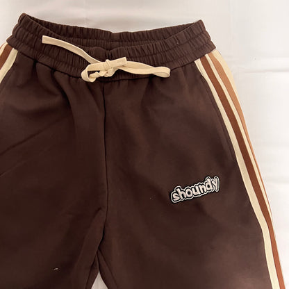 ジャージセットアップ shoundymodel カラー.ブラウン　ver.ロゴホワイト
