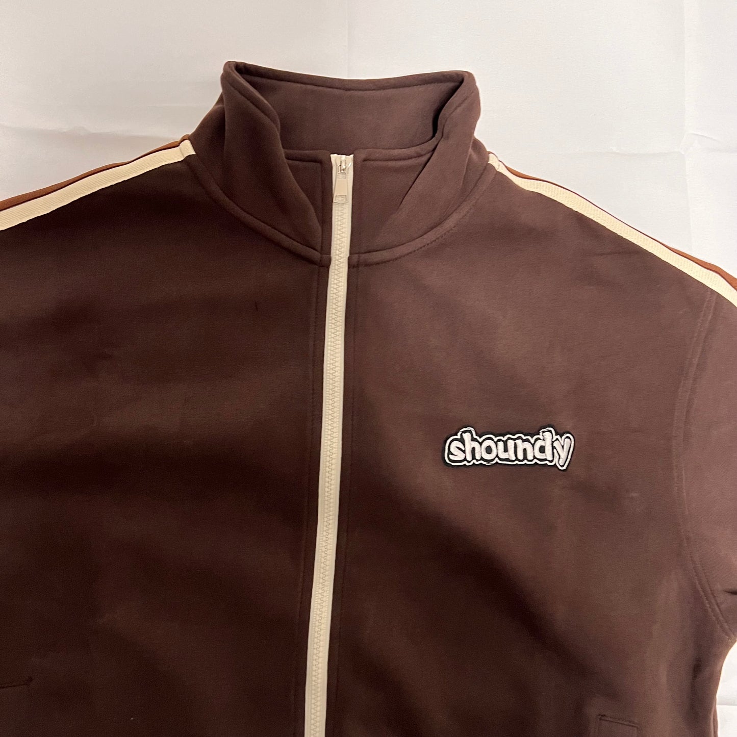 ジャージセットアップ shoundymodel カラー.ブラウン　ver.ロゴホワイト