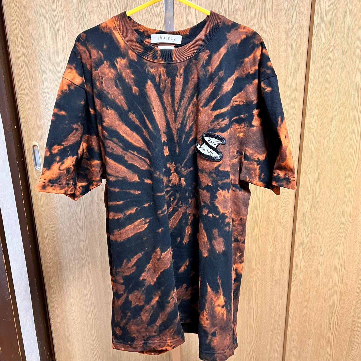 shoundy オリジナルロゴワッペンTシャツ　一点物加工
