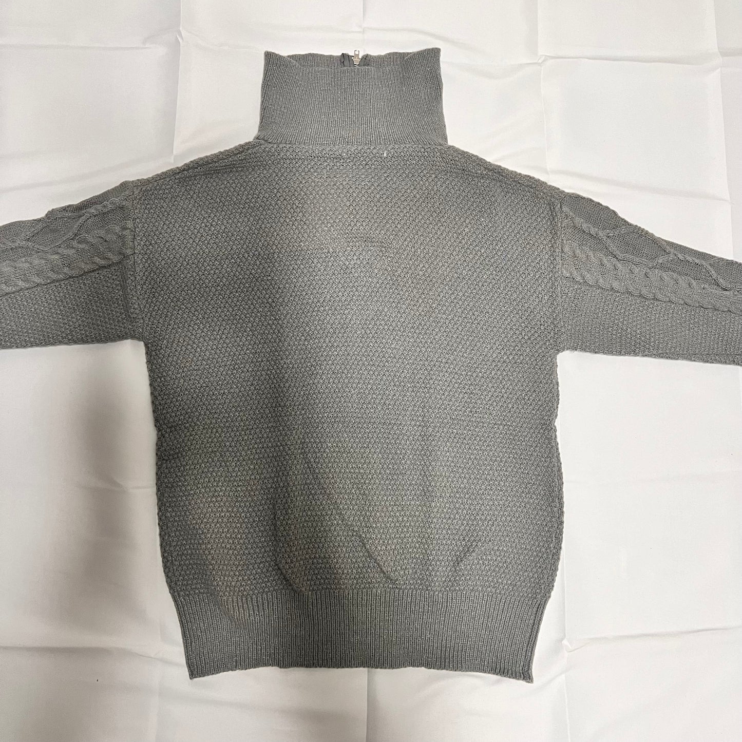 ハーフジップセーター　カラー３種