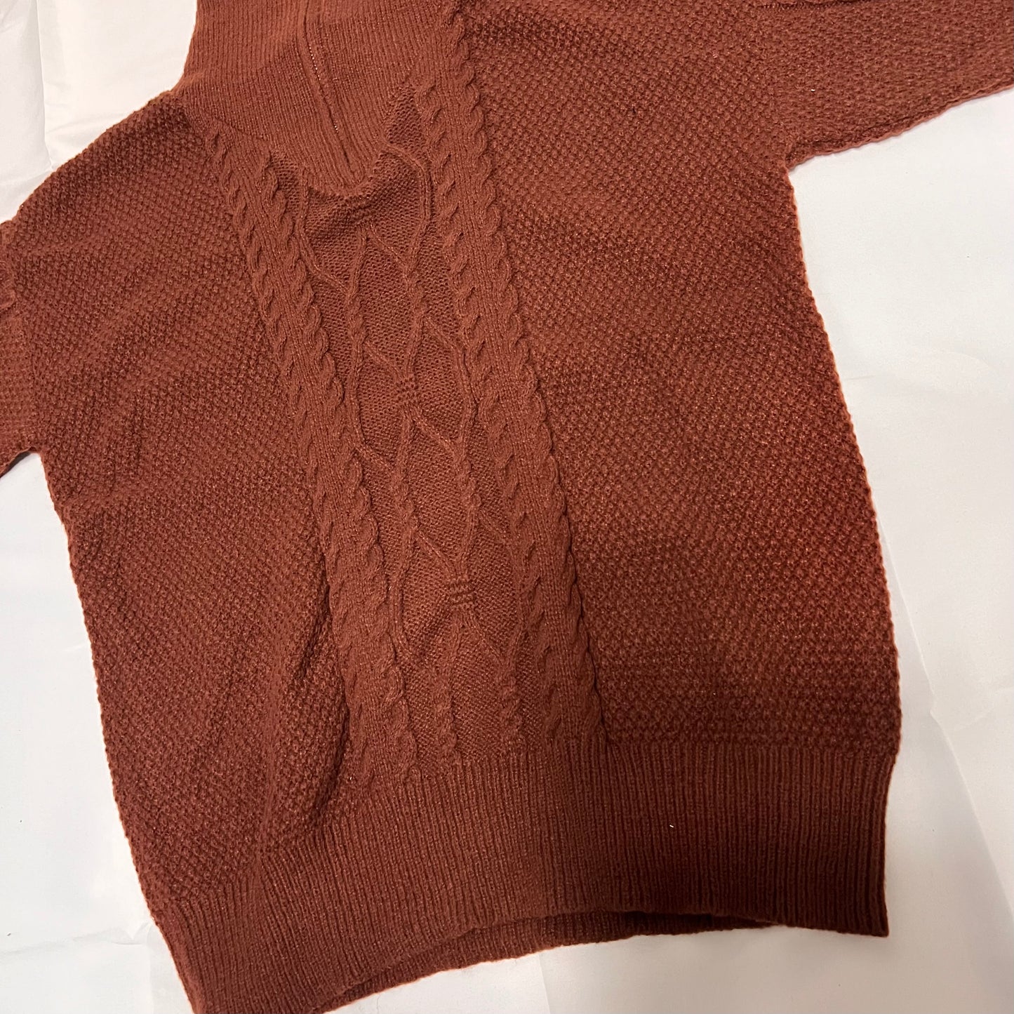 ハーフジップセーター　カラー３種