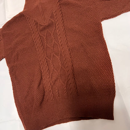 ハーフジップセーター　カラー３種