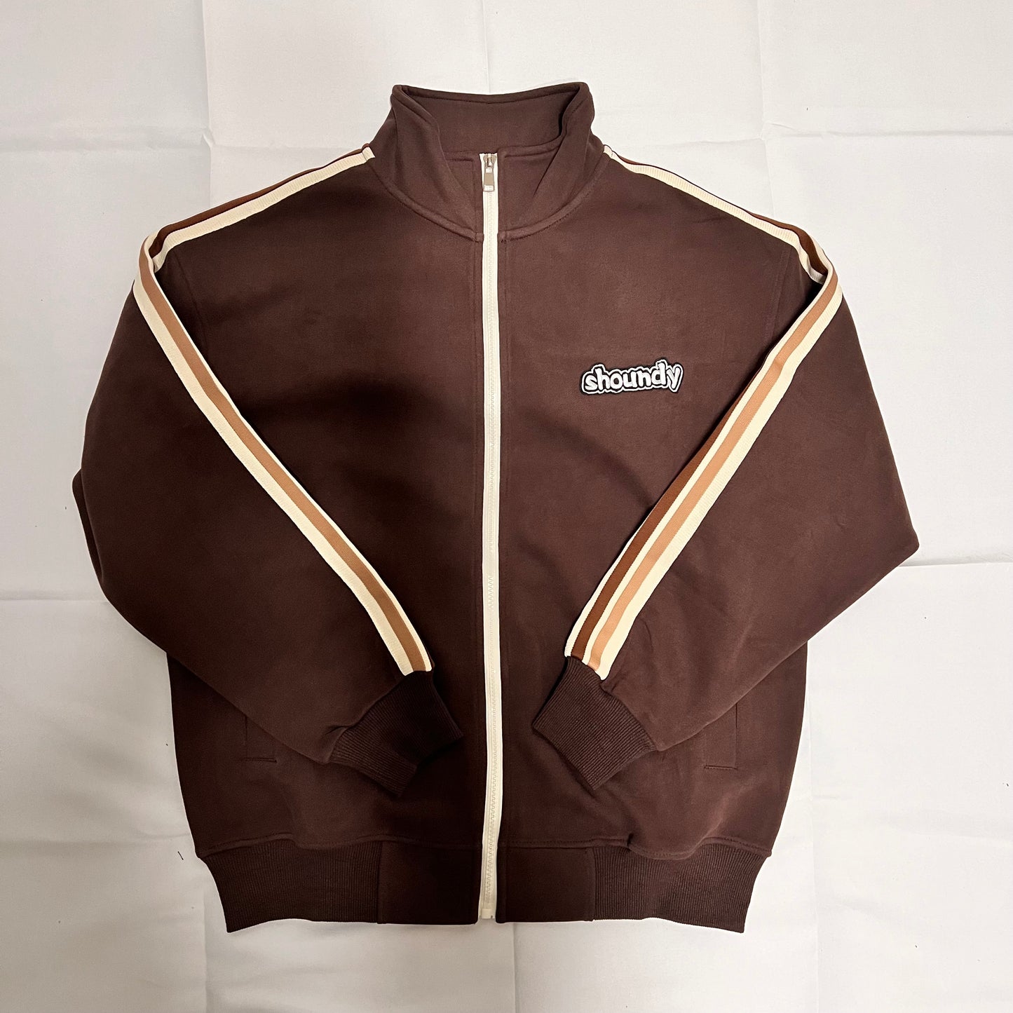 ジャージセットアップ shoundymodel カラー.ブラウン　ver.ロゴホワイト