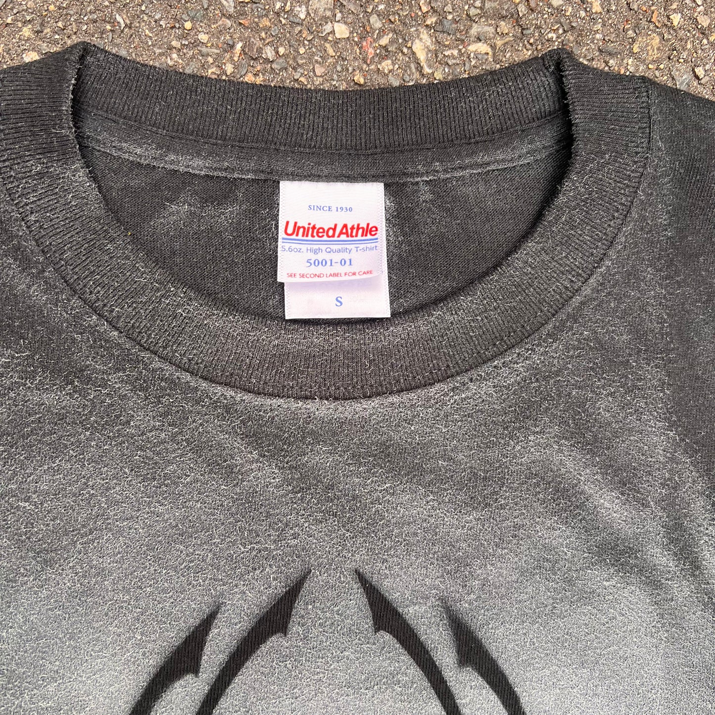 白スプレーペイント TシャツNo.2 size  S