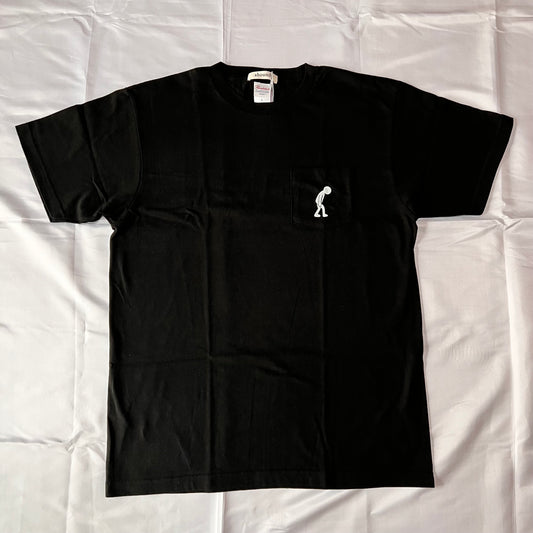 下を向いても良い　ポケットTシャツ