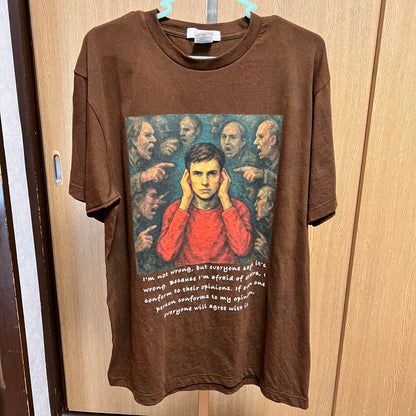 “I’M NOT WRONG” BLACK T-SHIRT