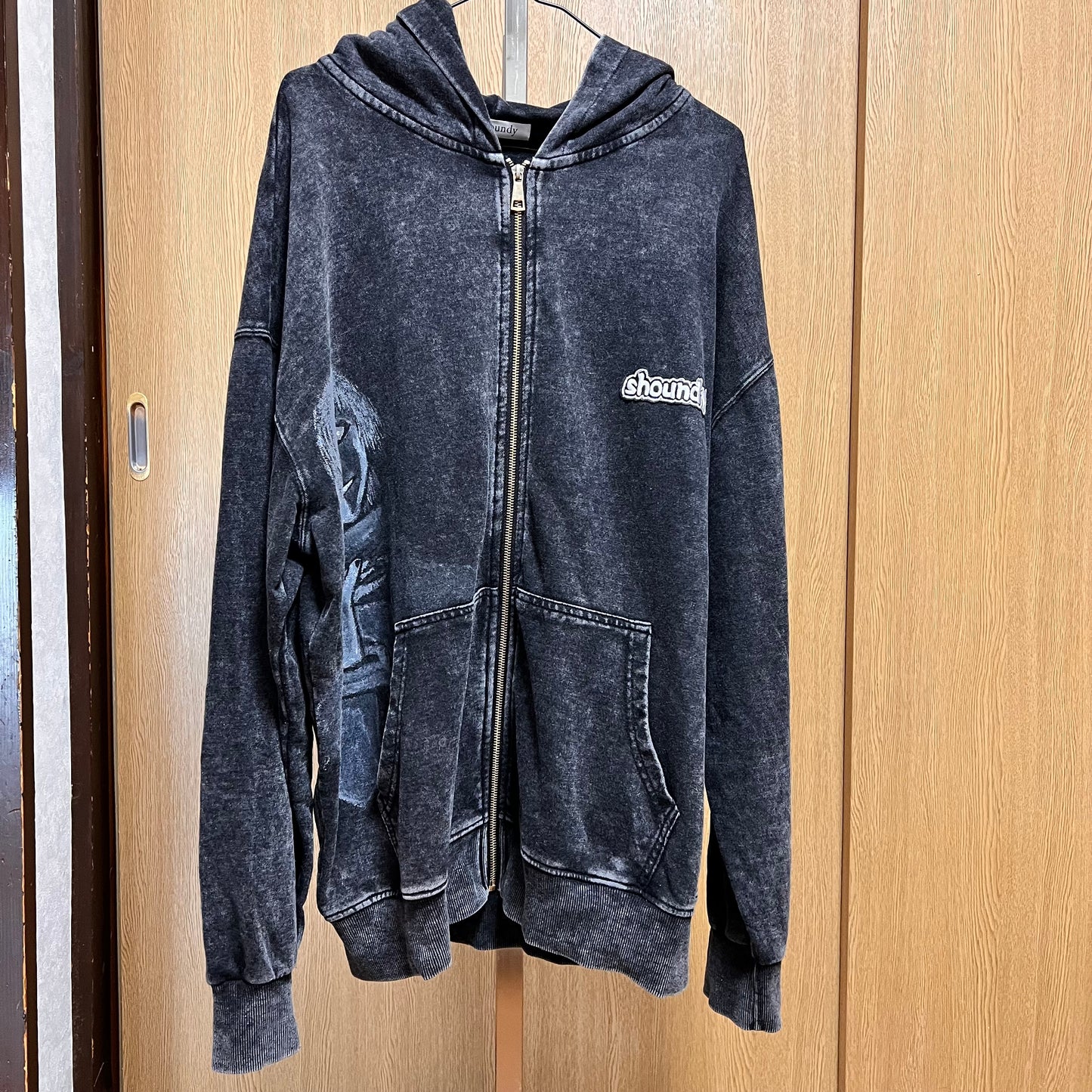 アートデザイン ジップパーカー〈一点物〉