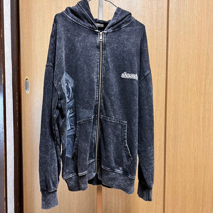 アートデザイン ジップパーカー〈一点物〉