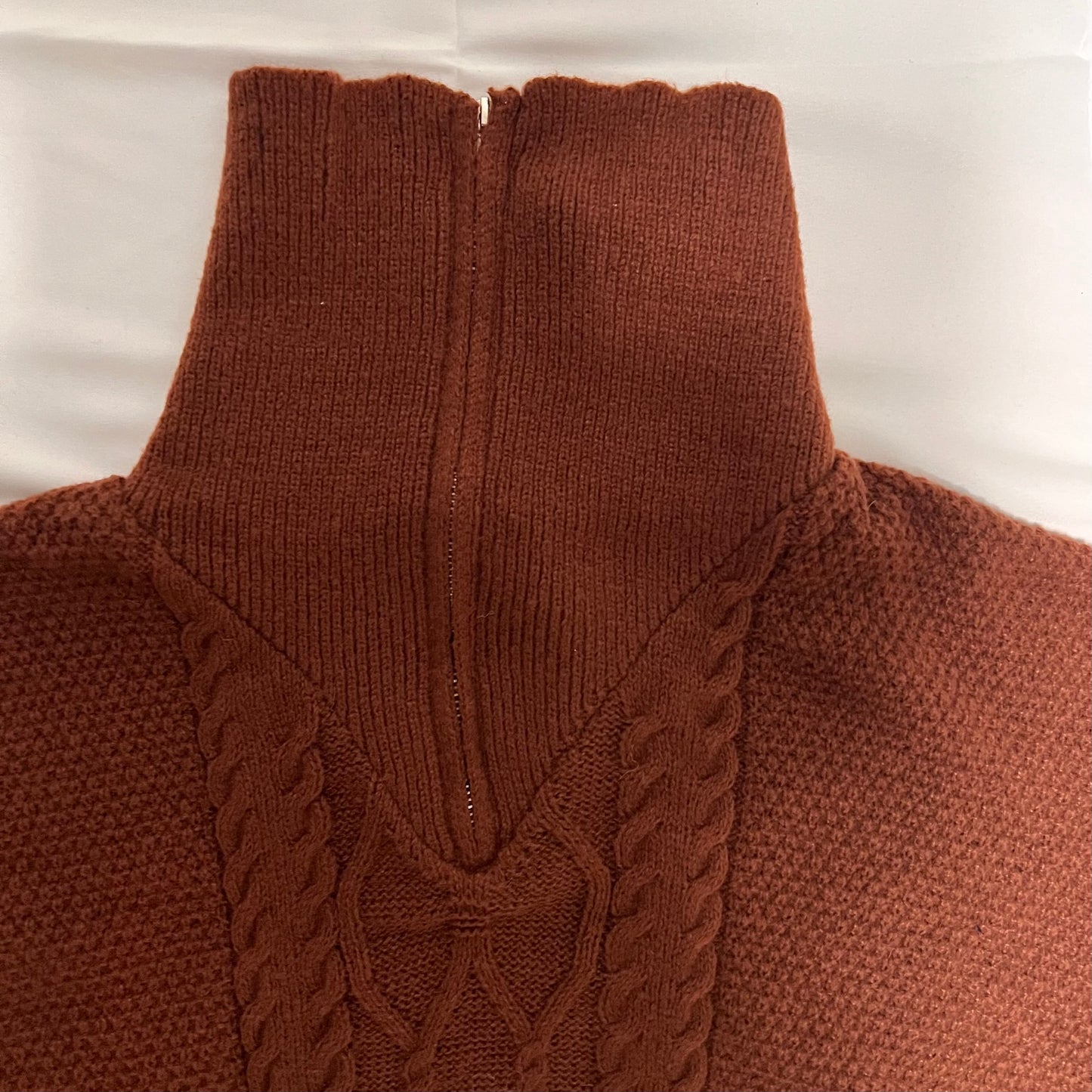 ハーフジップセーター　カラー３種