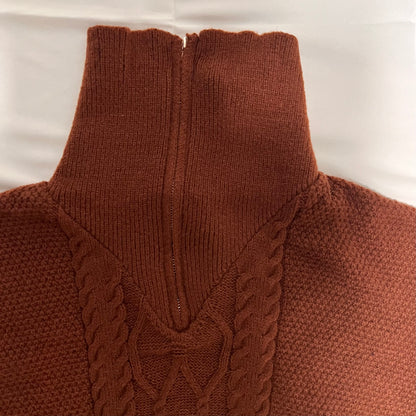 ハーフジップセーター　カラー３種