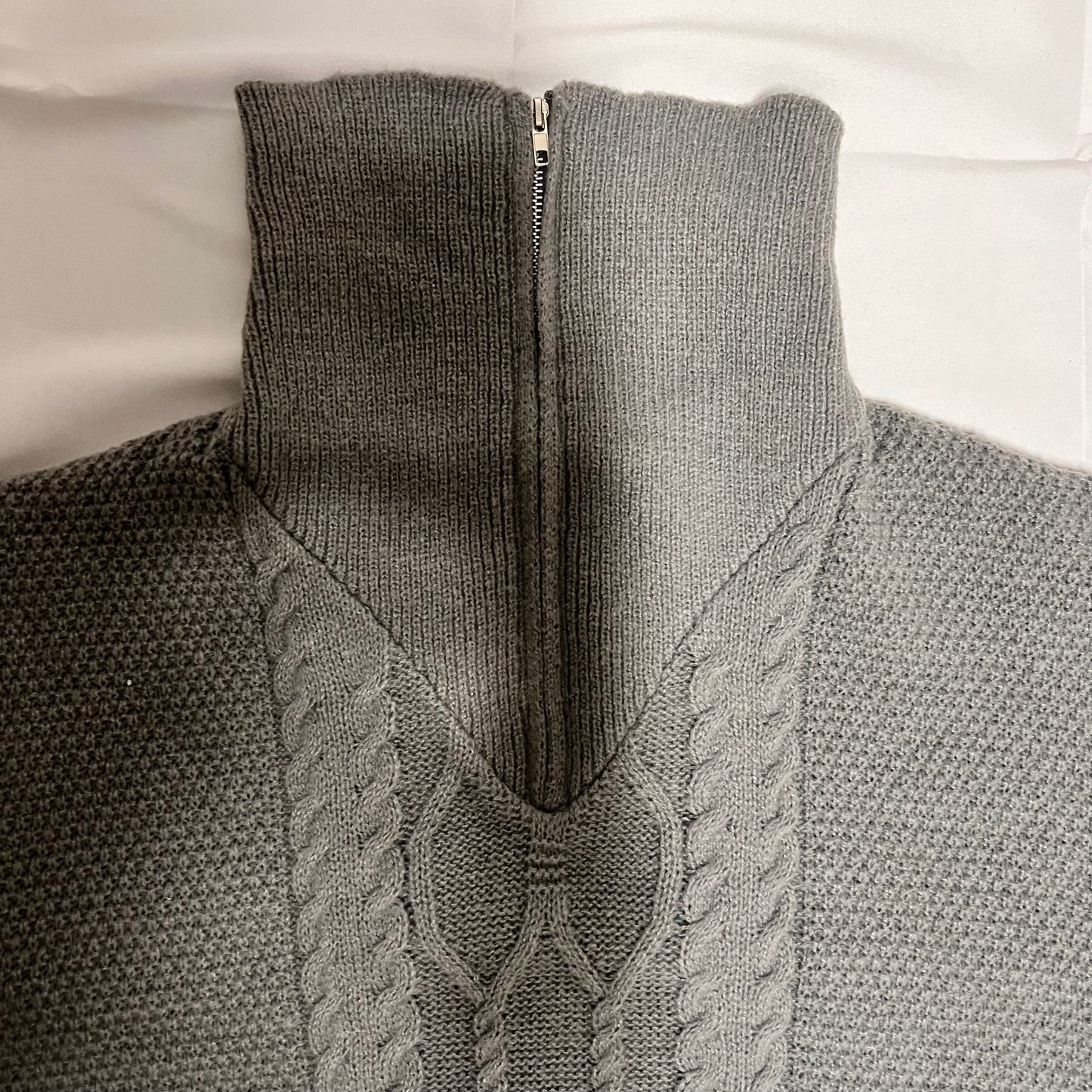 ハーフジップセーター　カラー３種