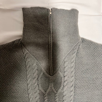 ハーフジップセーター　カラー３種