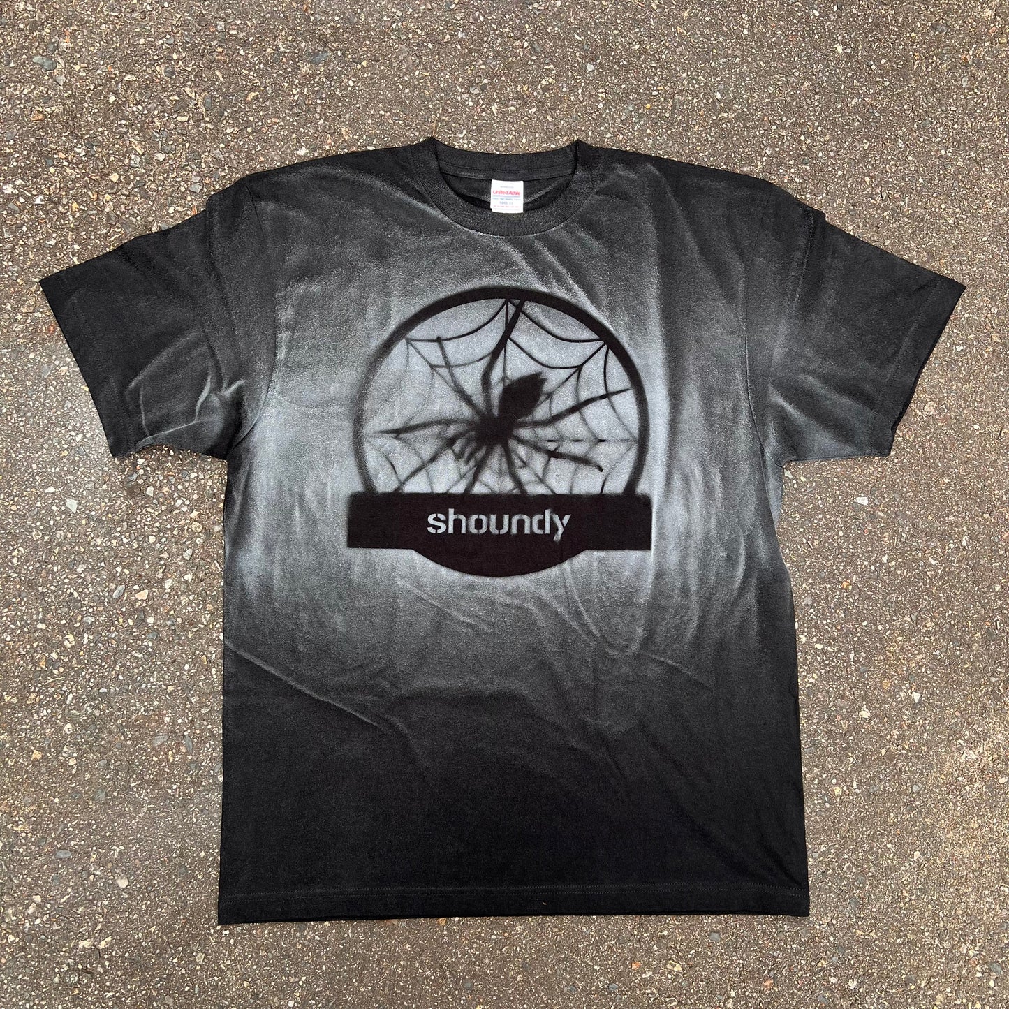 白スプレーペイント TシャツNo.3 size XL