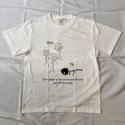 ノイズしろ　Tシャツ