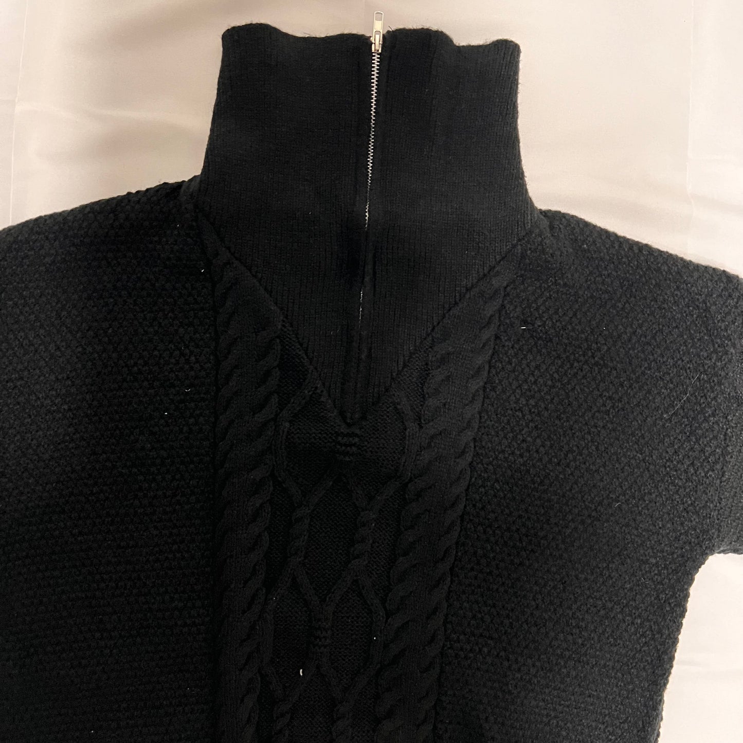 ハーフジップセーター　カラー３種