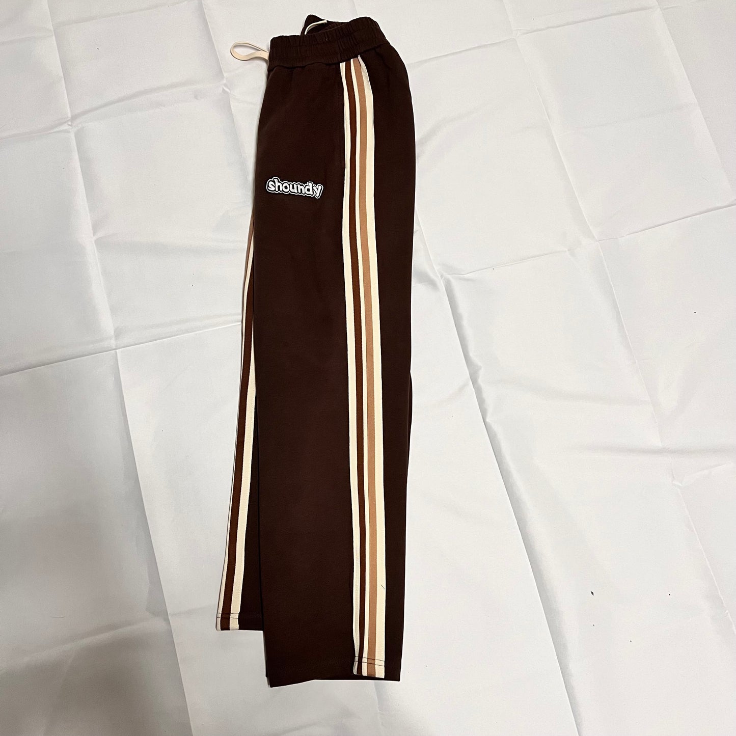 ジャージセットアップ shoundymodel カラー.ブラウン　ver.ロゴホワイト