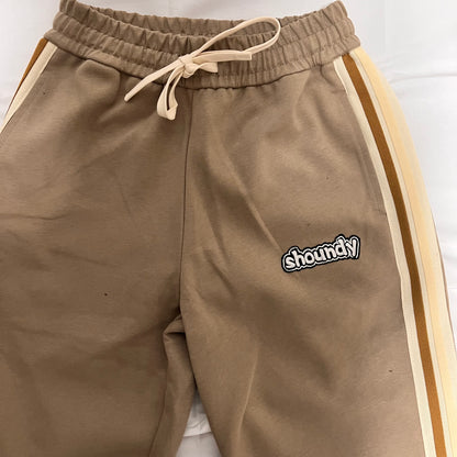 ジャージセットアップ shoundymodel カラー.カーキ　ver.ロゴホワイト