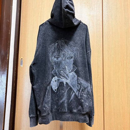 アートデザイン ジップパーカー〈一点物〉
