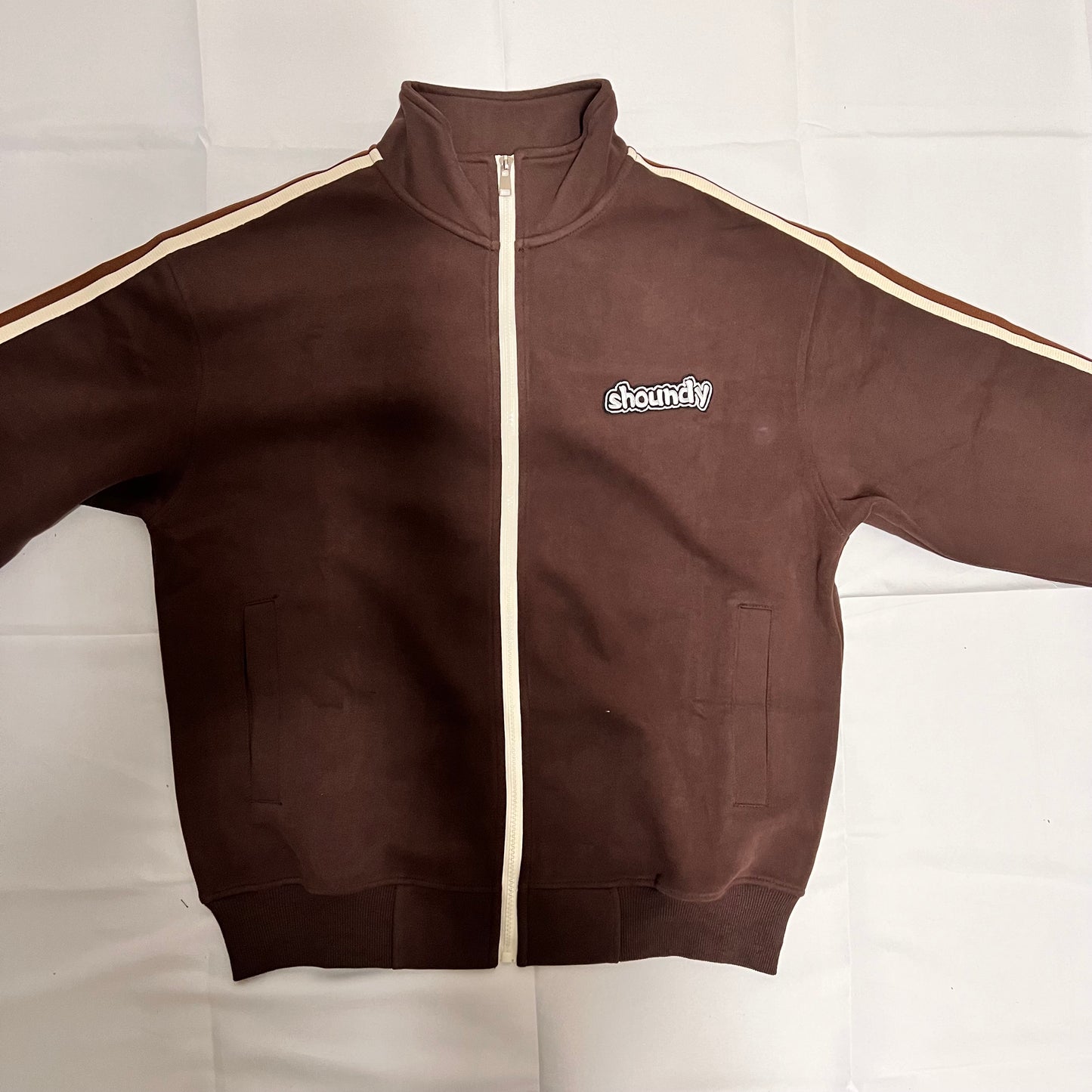 ジャージセットアップ shoundymodel カラー.ブラウン　ver.ロゴホワイト