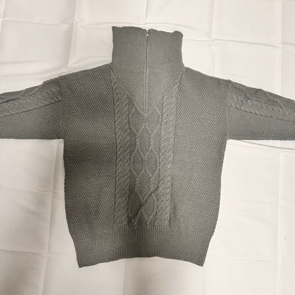 ハーフジップセーター　カラー３種