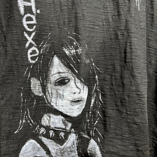 Y2K 長袖Tシャツ ブラック〈一点物〉