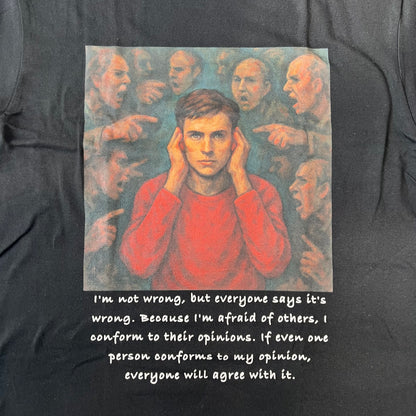 “I’M NOT WRONG” BLACKTシャツ