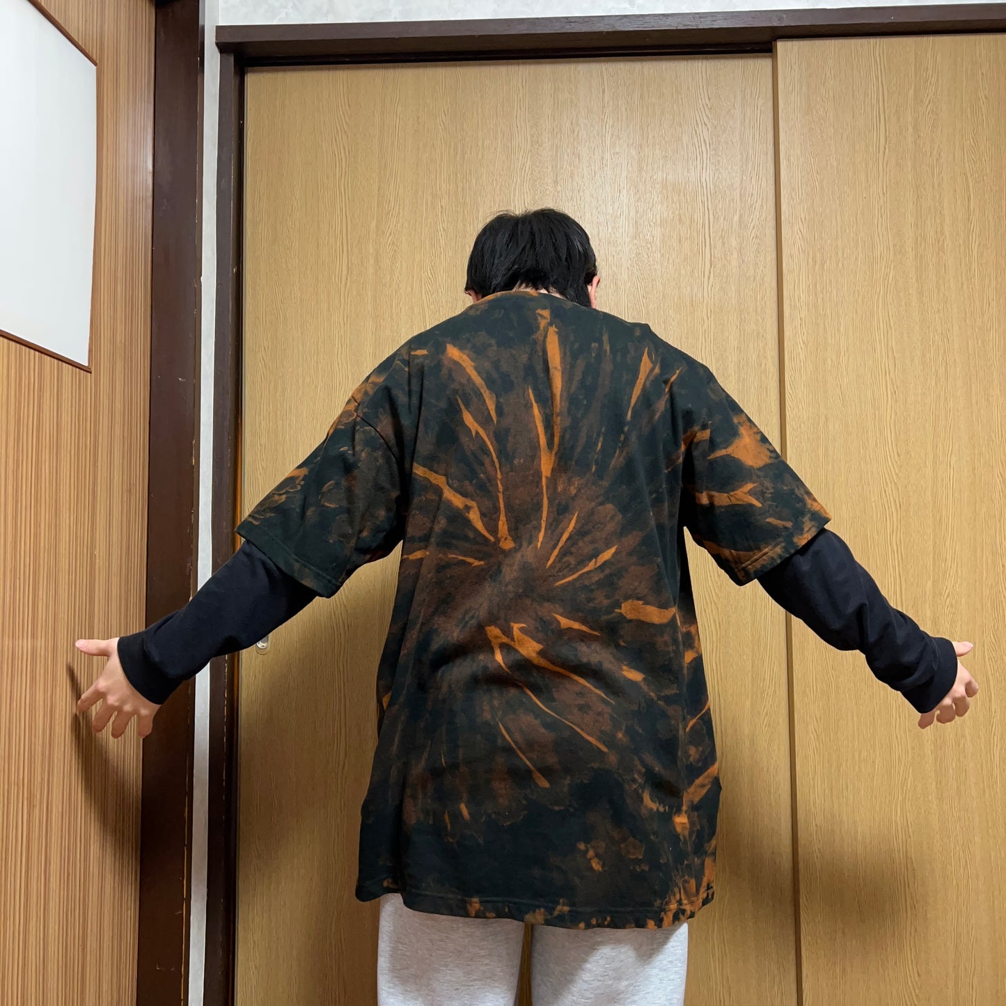 「ゆっくりでいい、前に進め」tシャツ　一点物