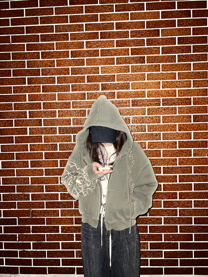 shoundy ハワイアンタトゥーパーカー