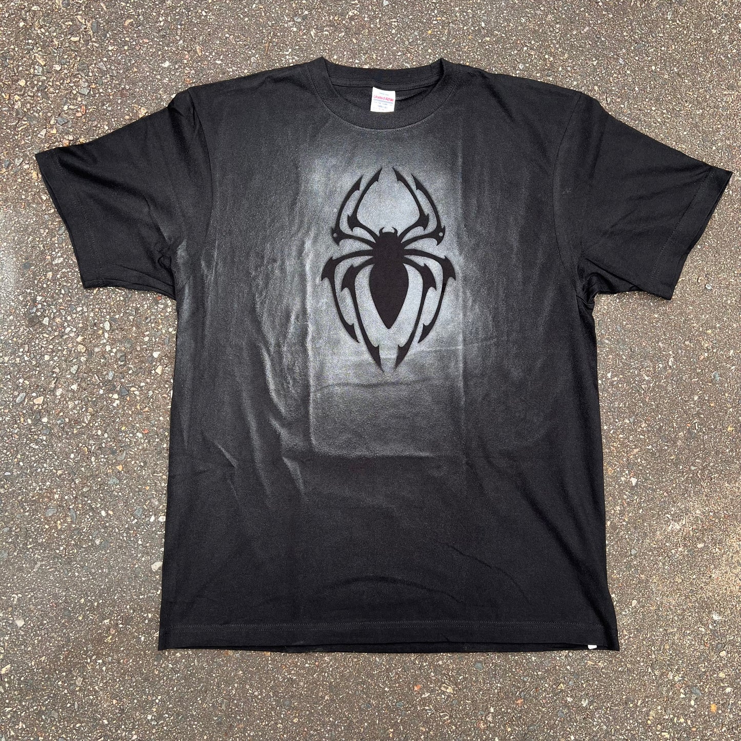 白スプレーペイント TシャツNo.1 size XL