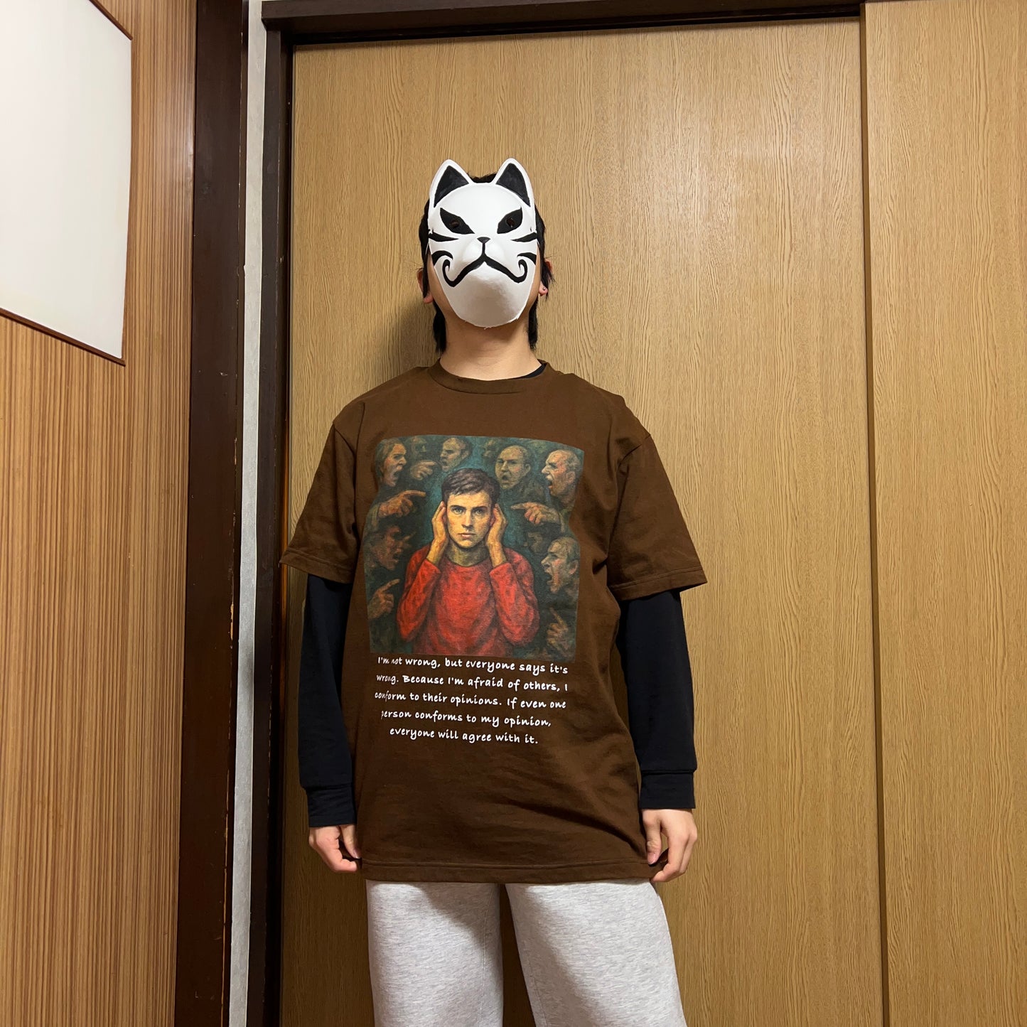 “I’M NOT WRONG” BLACK T-SHIRT